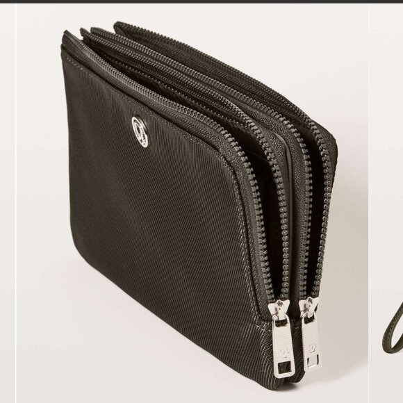 Lululemon Double Up Pouch Dark Olive Wristlet - Picture 3 of 12